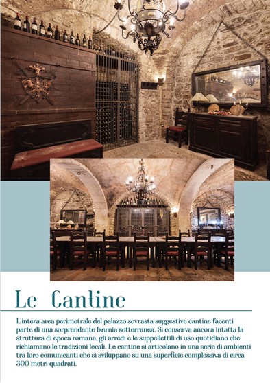 Le cantine storiche del palazzo